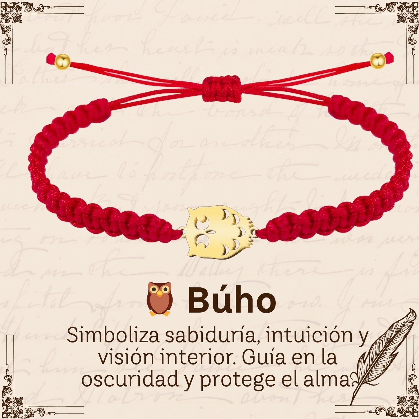 Pulsera Hilo Destino Roja Hecho a Mano 🧵 con Amuleto de Suerte y Protección 🍀 en Acero Inoxidable 💎
