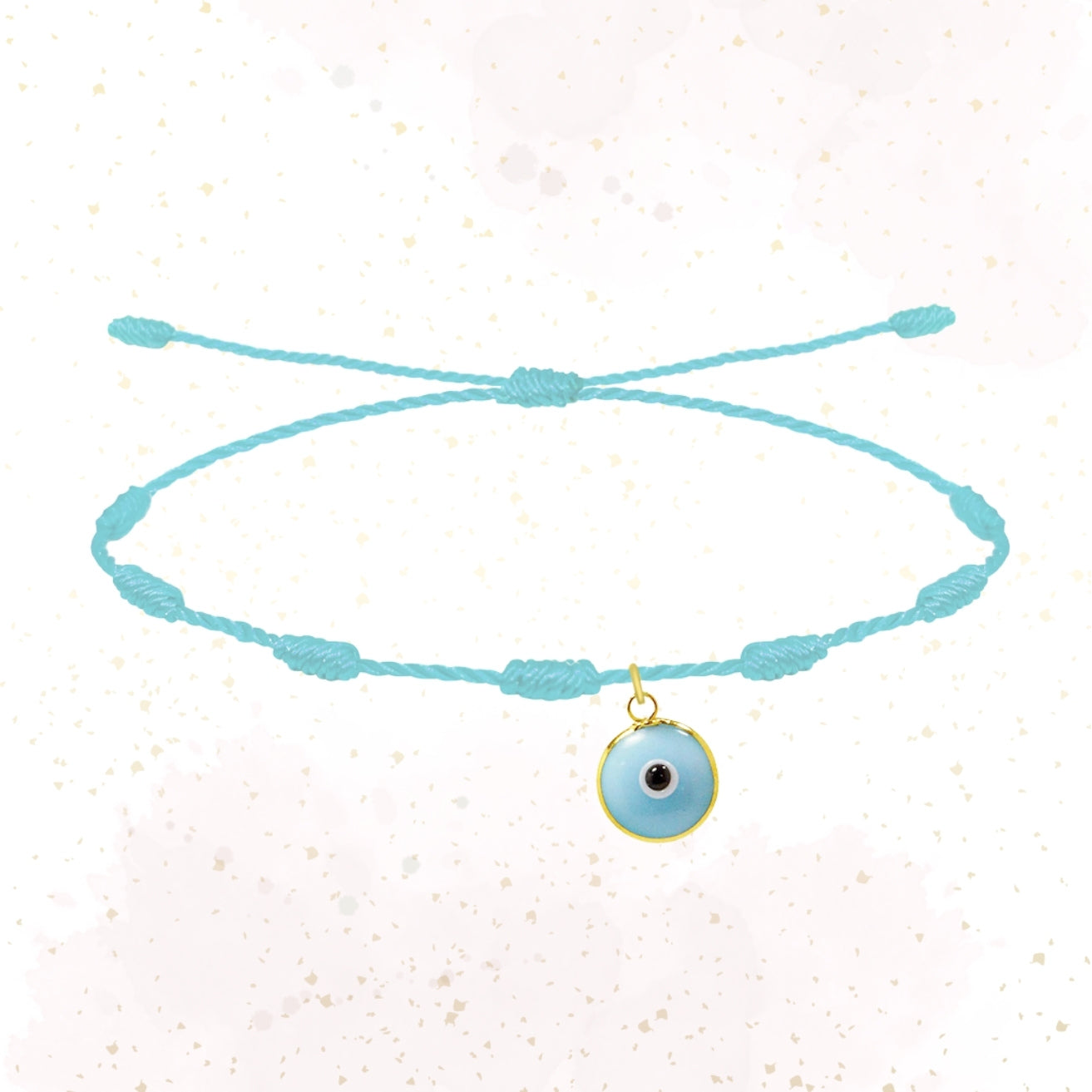 ✨6 Pulseras 7 Nudos con Ojo de Turco 🧿 Hecha a Mano 🌈 Varios Colores con Significado Especial 💫 Incluye Tarjeta Diseñada 🎁 Amuleto de Protección y Suerte 🍀