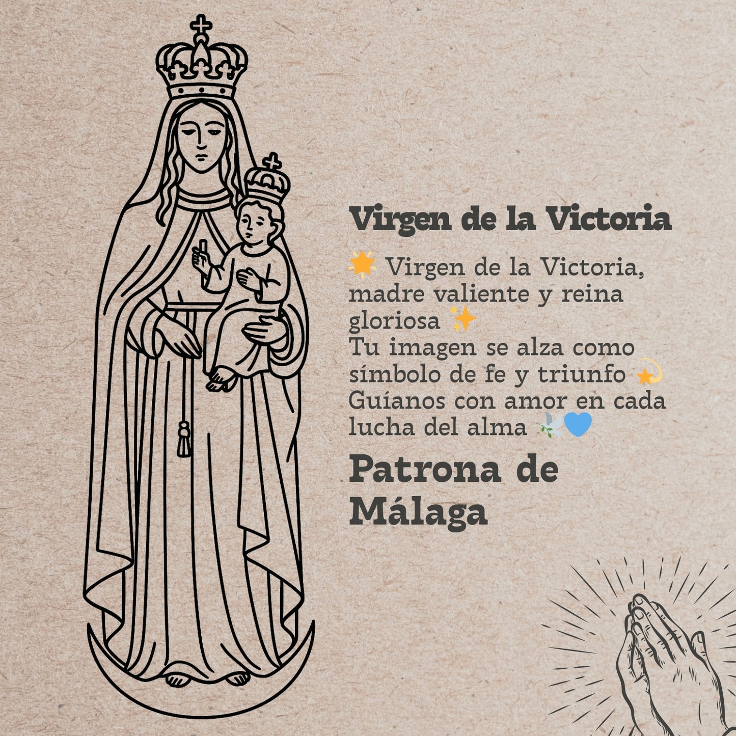 Pulsera Virgen de la Victoria Acero Plateado