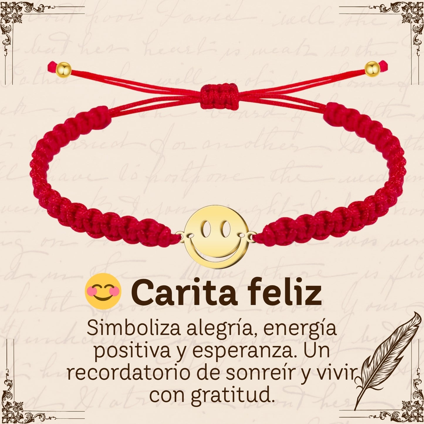 Pulsera Hilo Destino Roja Hecho a Mano 🧵 con Amuleto de Suerte y Protección 🍀 en Acero Inoxidable 💎