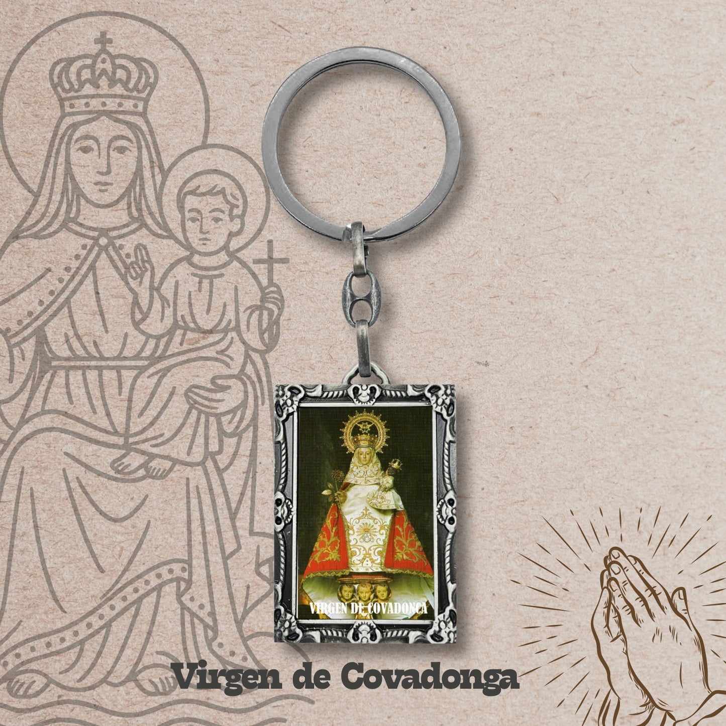 Llavero VIRGEN DE COVADONGA
