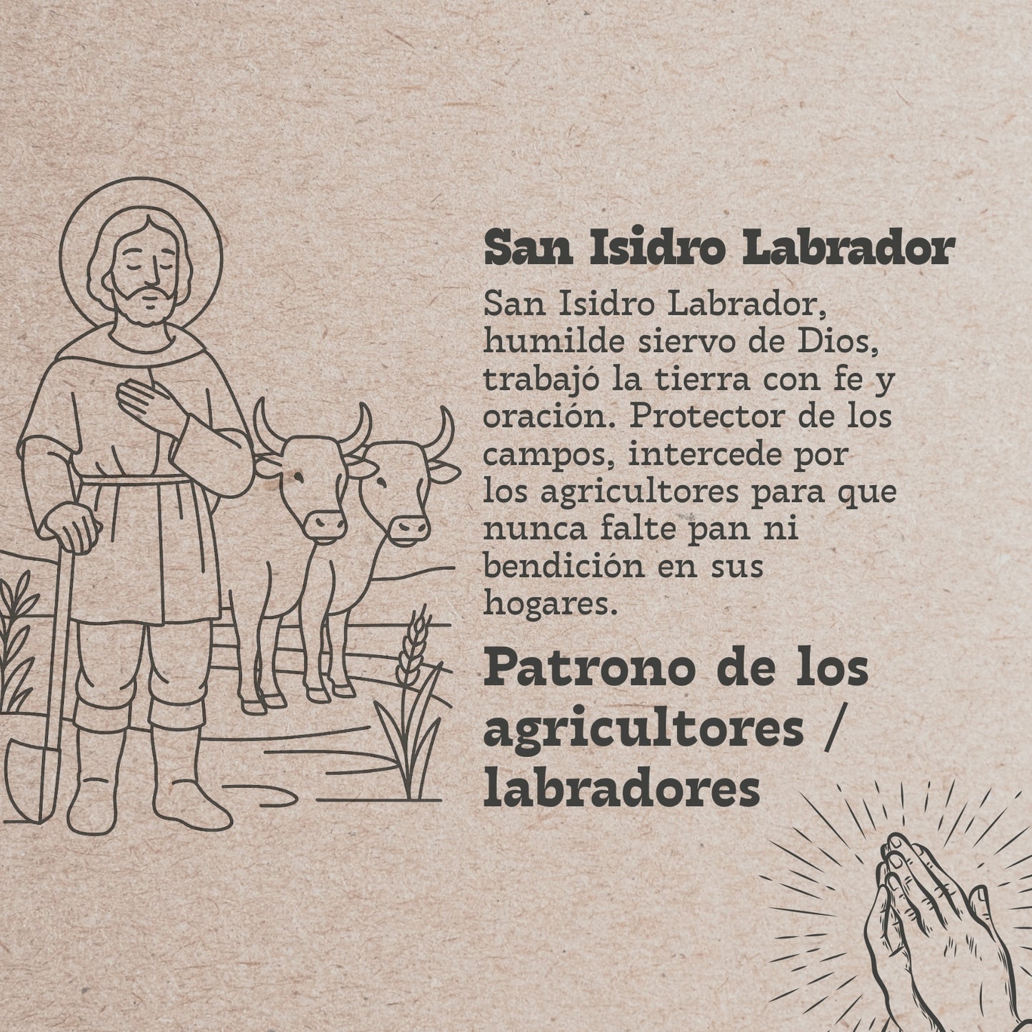 Llavero SAN ISIDRO LABRADOR