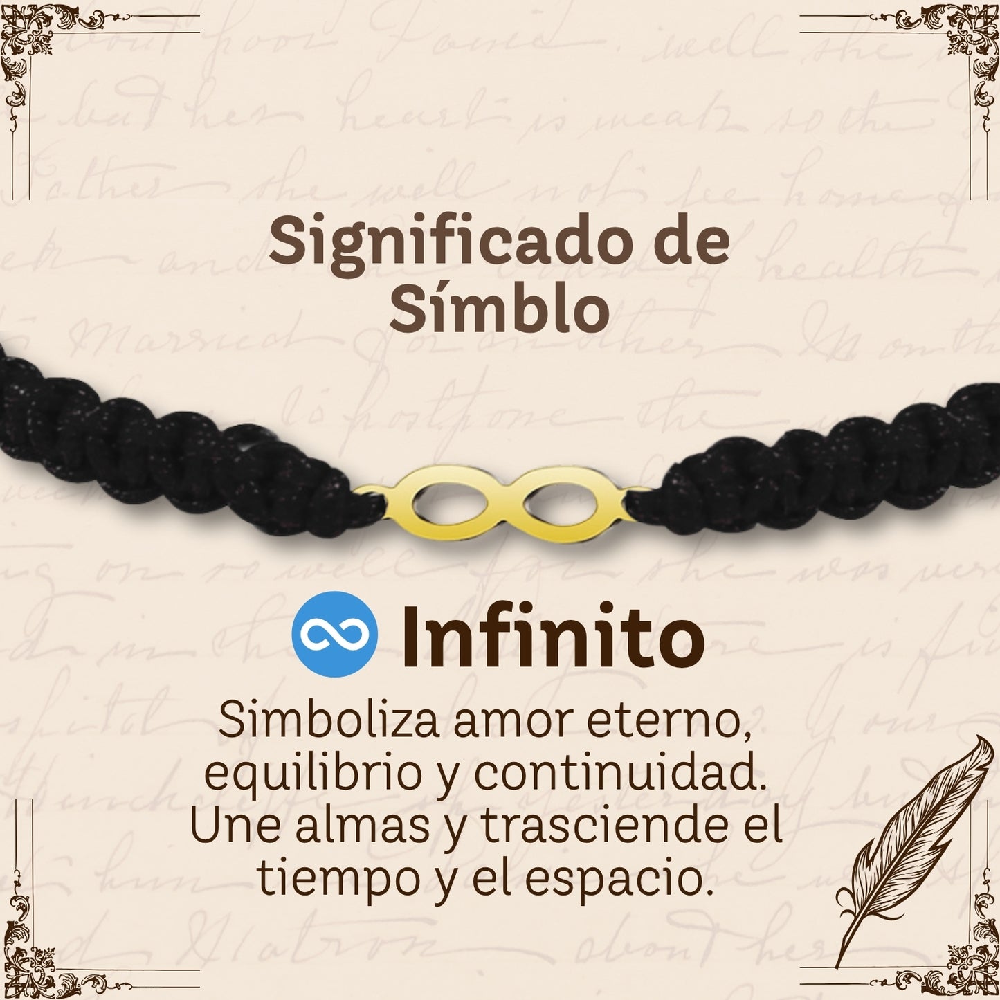 Pulsera Hilo Destino Rojo-Infinito Plateado
