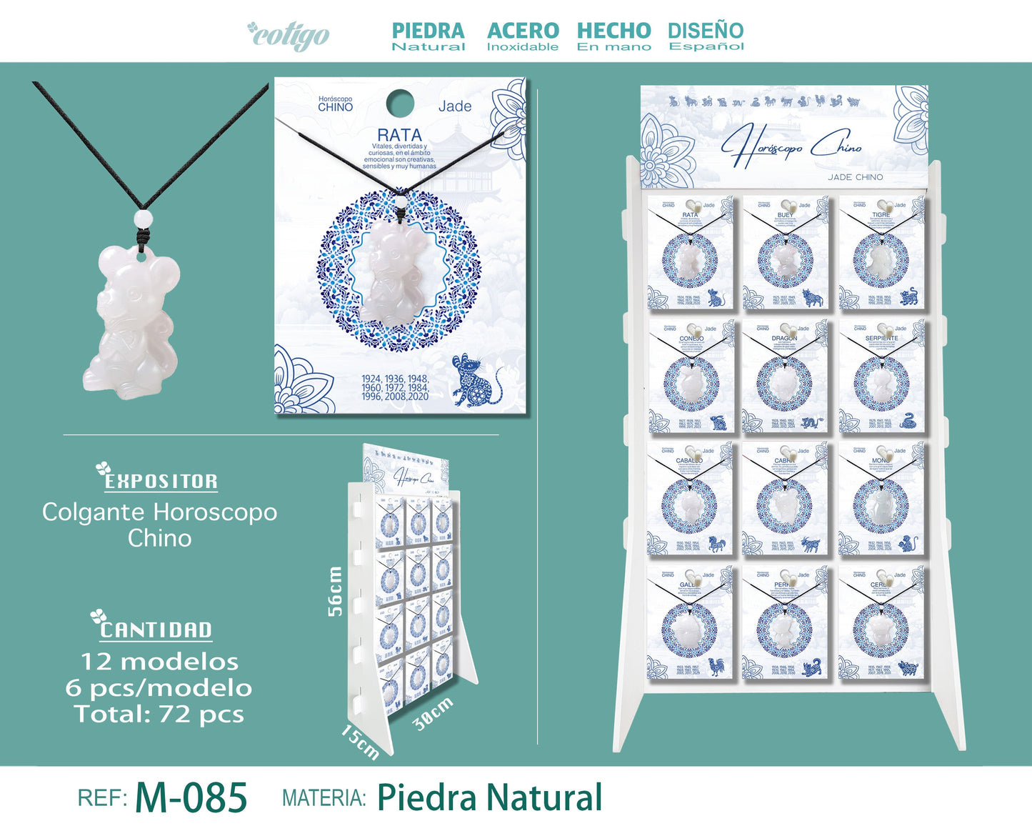 Colgante Horoscopo Chino