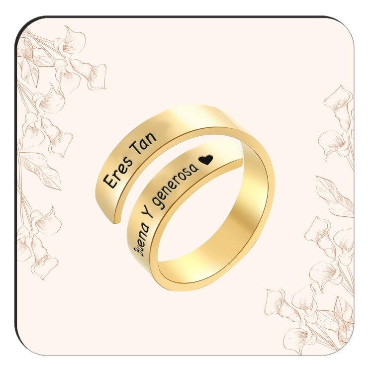 Anillo con Frases