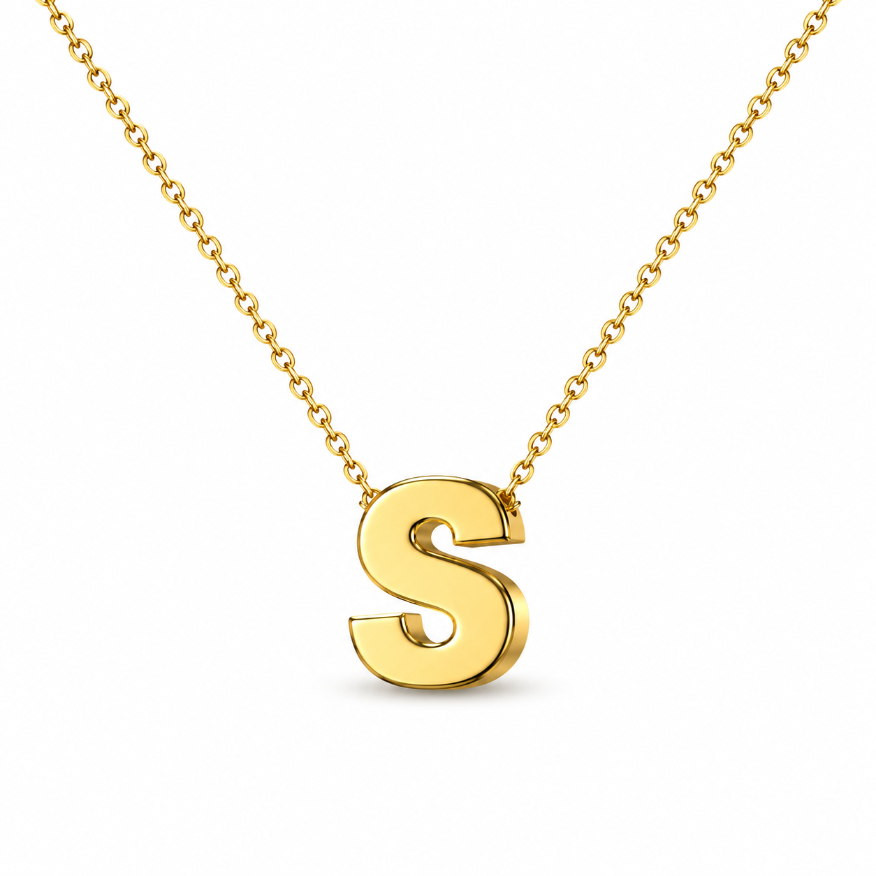 Collar Letra Inicial Dorado