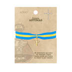Pulsera de Asturias con Cruz de la Victoria en Acero Dorado cotigo