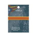Pulsera de Tela con Bandera de Cataluña cotigo
