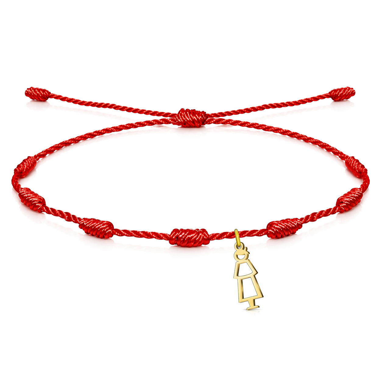 Pulsera 7 Nudos con Fallero en Acero cotigo