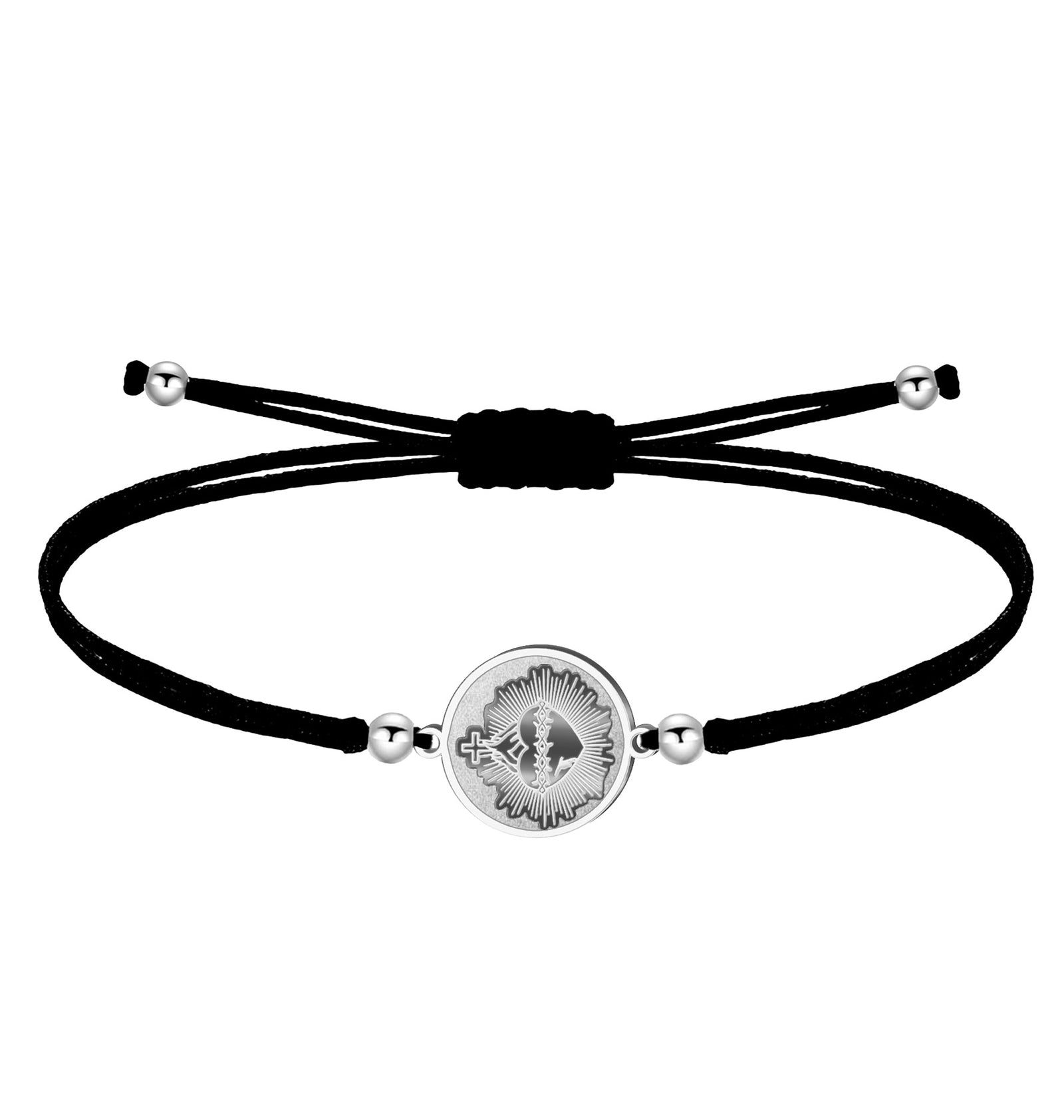 Pulsera Hilo Encerado Corazón de Jesús