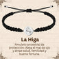 Pulsera Hilo Destino Hecho a Mano 🧵 con Amuleto de Suerte y Protección 🍀 en Acero Inoxidable 💎 - cotigo