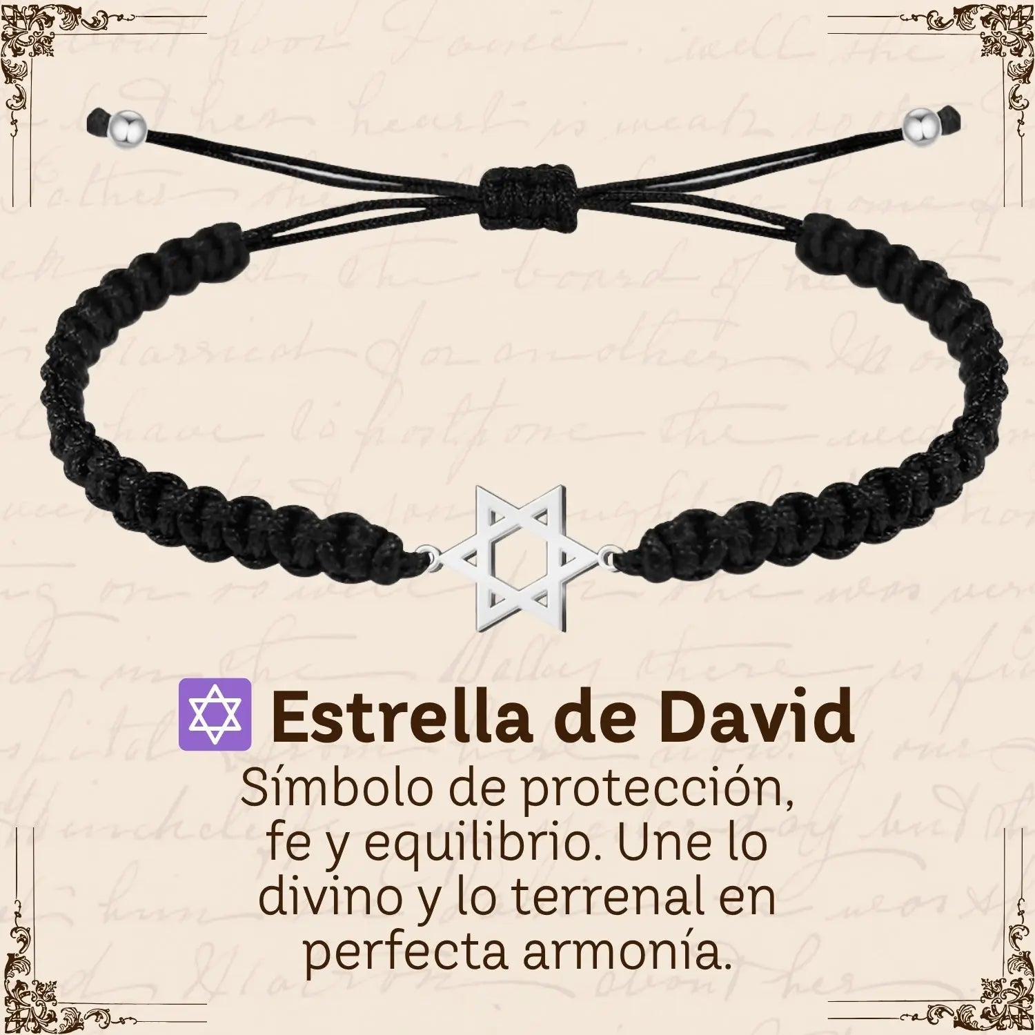 Pulsera Hilo Destino Hecho a Mano 🧵 con Amuleto de Suerte y Protección 🍀 en Acero Inoxidable 💎 - cotigo