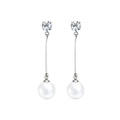 Pendientes de Perlas con Circonitas