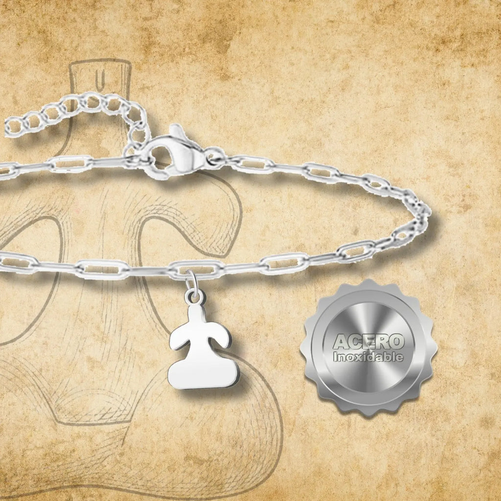 Pulsera Con Idolo de Tara Acero Plateado - cotigo