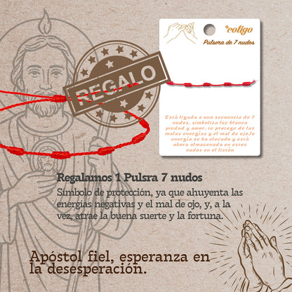 Colgante Acero SAN JUDAS TADEO color Dorado