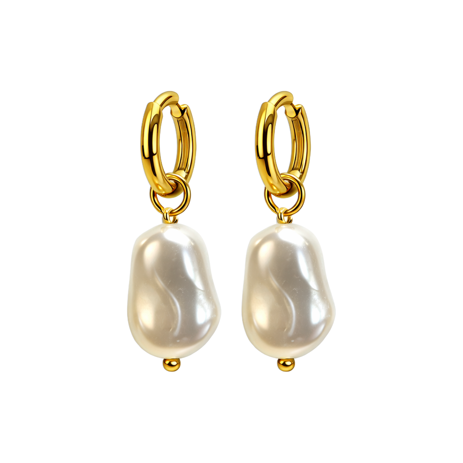 Pendientes de Perlas Barrocas