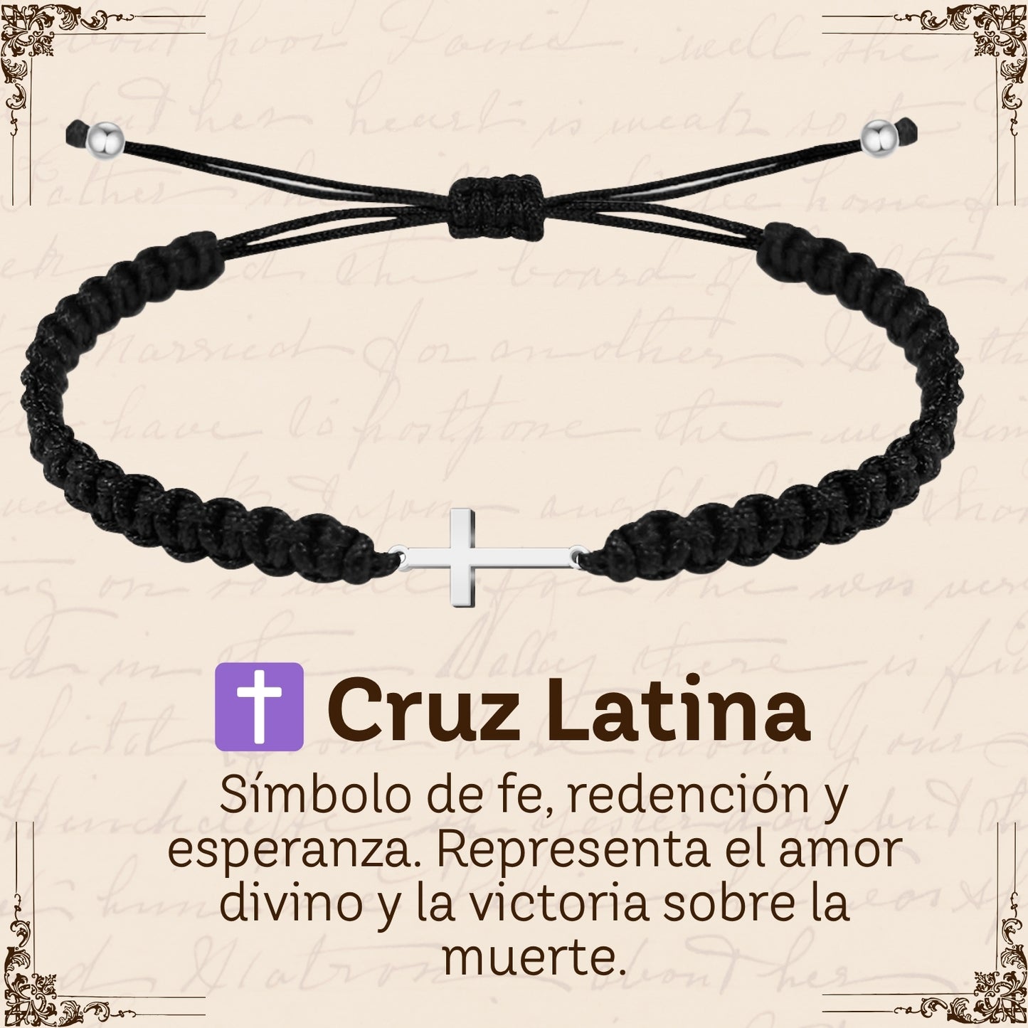 Pulsera Hilo Destino Hecho a Mano 🧵 con Amuleto de Suerte y Protección 🍀 en Acero Inoxidable 💎