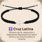 Pulsera Hilo Destino Hecho a Mano 🧵 con Amuleto de Suerte y Protección 🍀 en Acero Inoxidable 💎 - cotigo