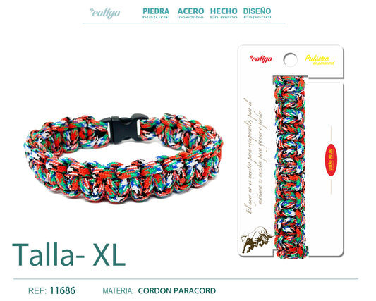 Pulsera Paracord trenzado