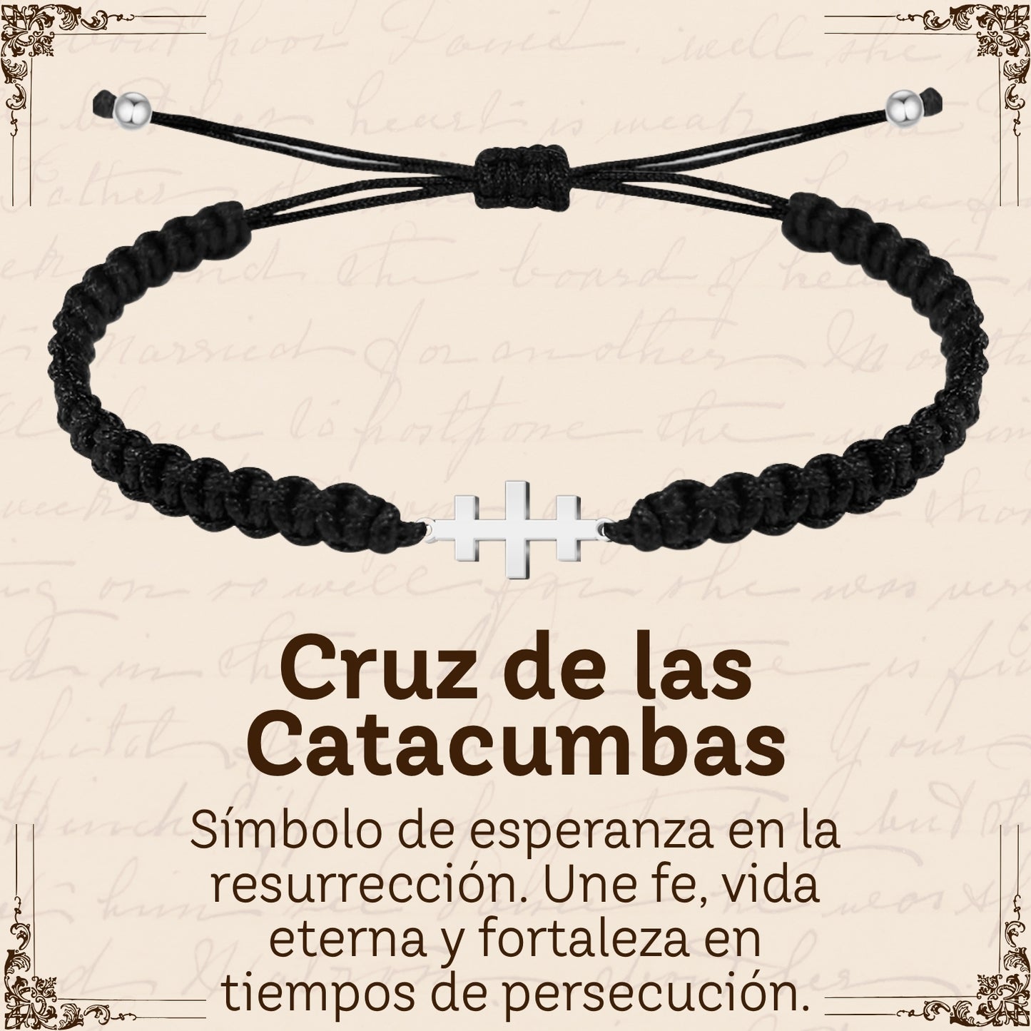 Pulsera Hilo Destino Hecho a Mano 🧵 con Amuleto de Suerte y Protección 🍀 en Acero Inoxidable 💎