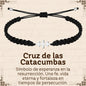 Pulsera Hilo Destino Hecho a Mano 🧵 con Amuleto de Suerte y Protección 🍀 en Acero Inoxidable 💎 - cotigo