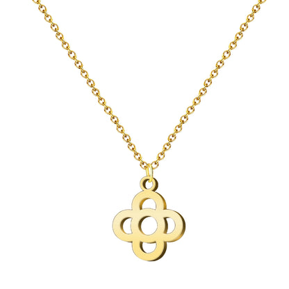 Colgante Flor de Barcelona Acero Dorado