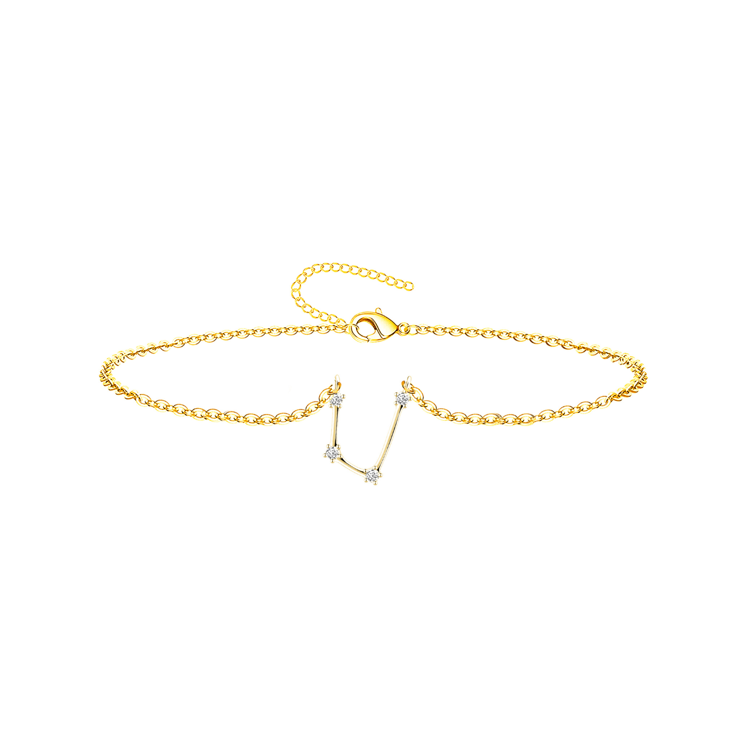 Pulsera Mapa Zodíaco en Acero Dorado