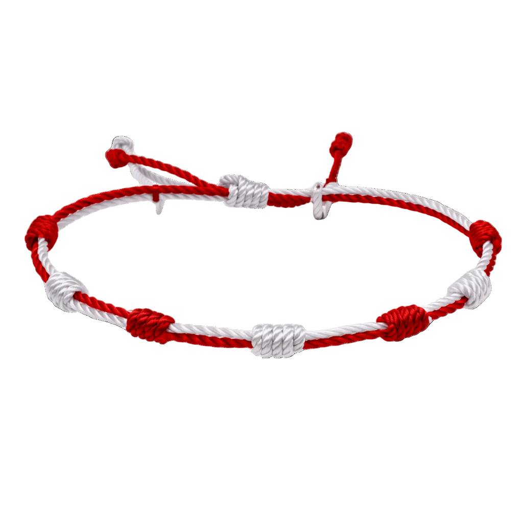 Pulsera 7 Nudos Coloreada Tono Cantabria