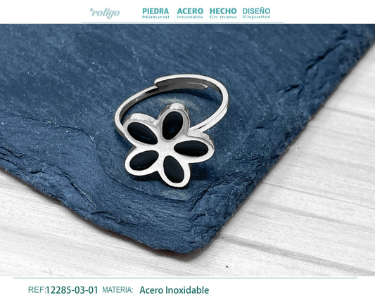 Anillo Acero de Ojo Turco