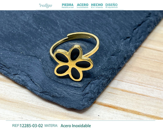 Anillo Acero de Ojo Turco