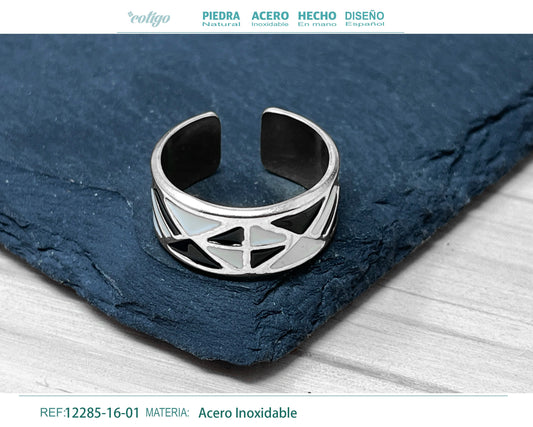 Anillo Acero de Ojo Turco