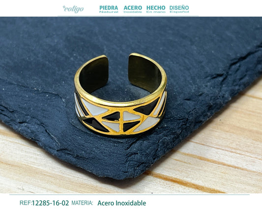 Anillo Acero de Ojo Turco