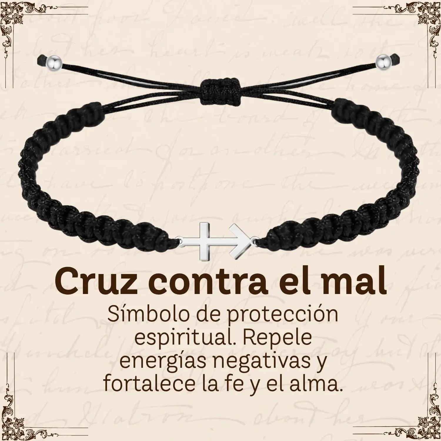 Pulsera Hilo Destino Hecho a Mano 🧵 con Amuleto de Suerte y Protección 🍀 en Acero Inoxidable 💎 - cotigo