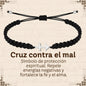 Pulsera Hilo Destino Hecho a Mano 🧵 con Amuleto de Suerte y Protección 🍀 en Acero Inoxidable 💎 - cotigo