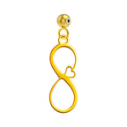 CHARM Acero Inoxidable color Dorado -con Bola de Goma - cotigo