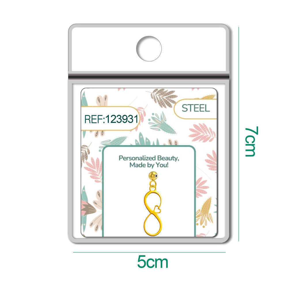 CHARM Acero Inoxidable color Dorado -con Bola de Goma