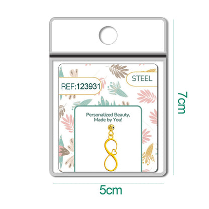 CHARM Acero Inoxidable color Dorado -con Bola de Goma