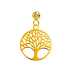 CHARM Acero Inoxidable color Dorado -con Bola de Goma - cotigo