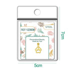 CHARM Acero Inoxidable color Dorado -con Bola de Goma - cotigo