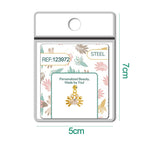 CHARM de Cobre Chapado Oro 14K con Circonita-con Bola de Goma - cotigo