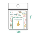 CHARM de Cobre Chapado Oro 14K con Circonita-con Bola de Goma - cotigo