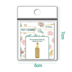 CHARM de Cobre Chapado Oro 14K con Circonita-con Bola de Goma - cotigo