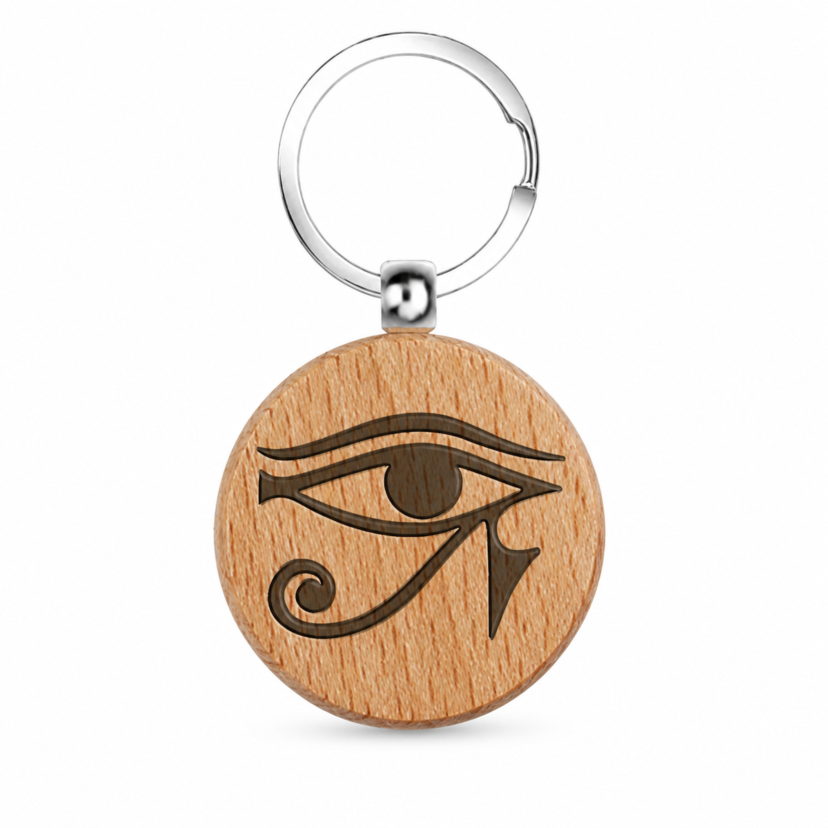 Llavero de Madera Ojo de Horus