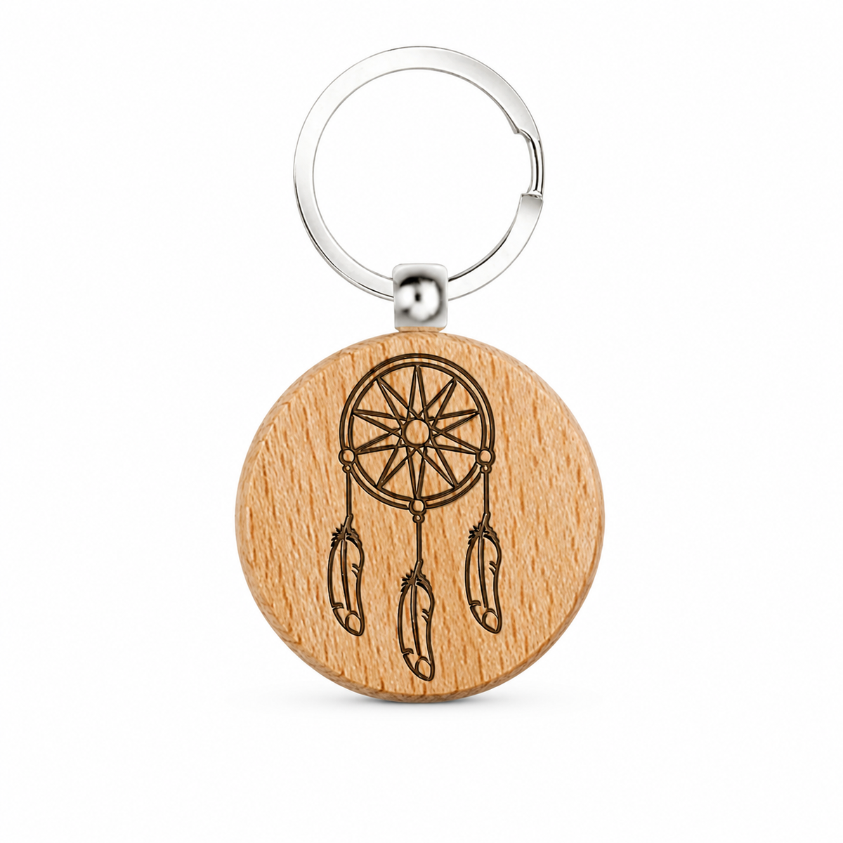 Llavero de Madera Atrapasueños