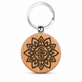 Llavero de Madera Mandalas