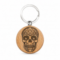 Llavero de Madera Calavera