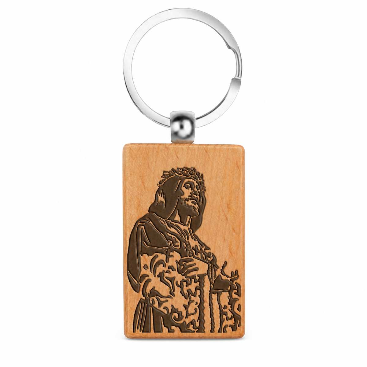Llavero de Madera Cristo de Medinaceli