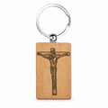 Llavero de Madera Jesús Crucificado