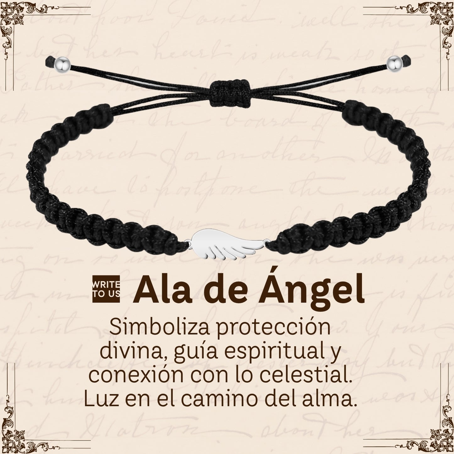 Pulsera Hilo Destino Hecho a Mano 🧵 con Amuleto de Suerte y Protección 🍀 en Acero Inoxidable 💎