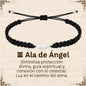 Pulsera Hilo Destino Hecho a Mano 🧵 con Amuleto de Suerte y Protección 🍀 en Acero Inoxidable 💎 - cotigo